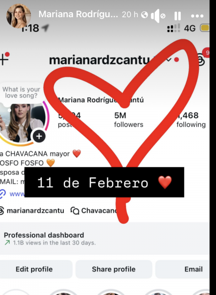 Mariana Rodríguez celebra 5 millones de seguidores en Instagram: “Empecé jugando”